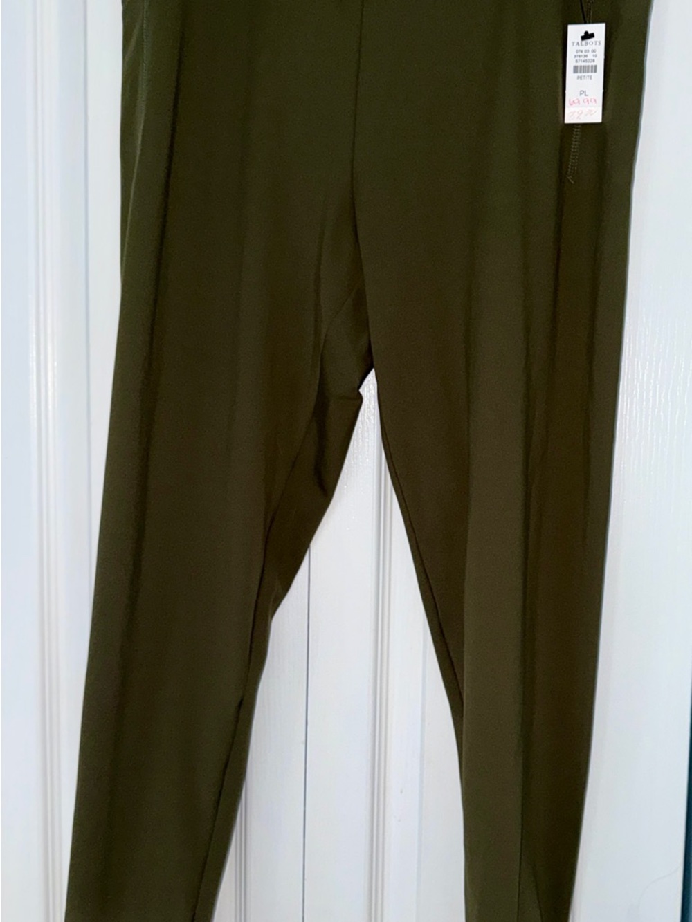 T by Talbots Olive Leggings